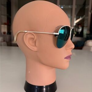 Victoria Beckham Pink and Green Aviator Sunglasses! Rare!